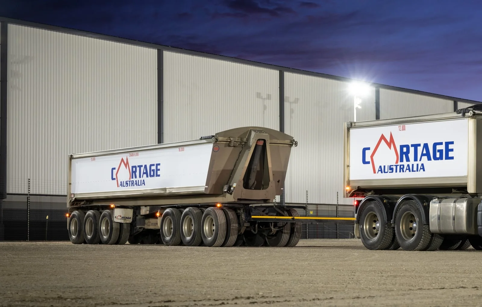 Six axle combination