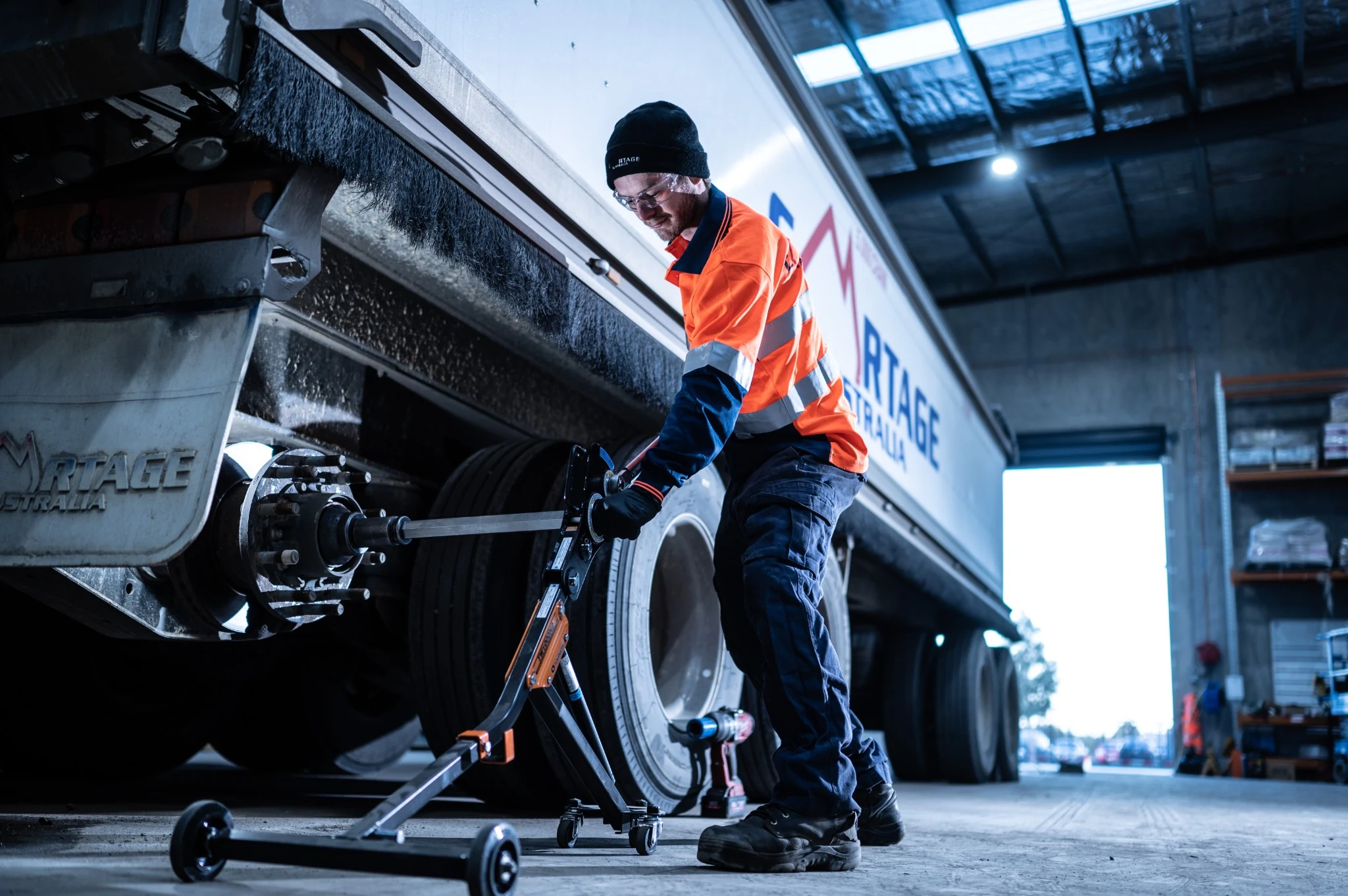 Truck workshop maintenance
