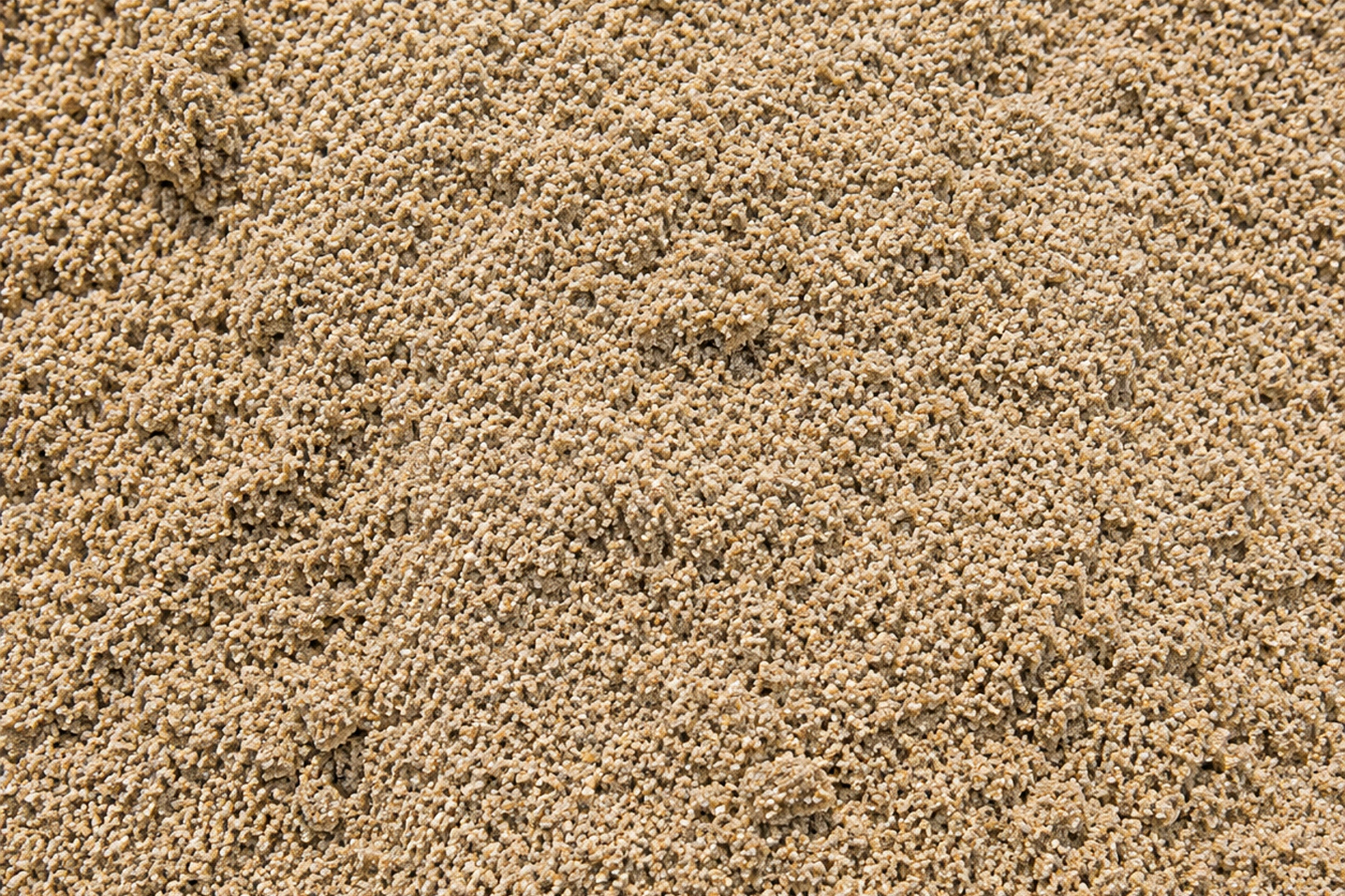 Washed sand stockpile